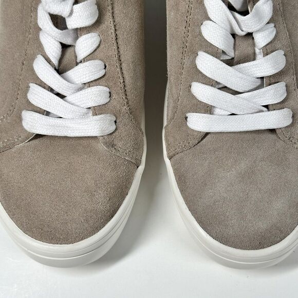 Frye Women's Shoes Size 9M Tan Round Toe Suede Leather Comfort Sneaker - Picture 5 of 16